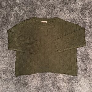 Ces Femme Olive Green Women's Sweater